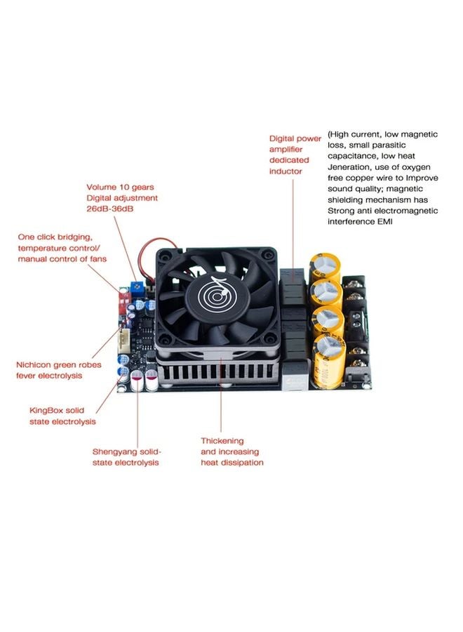 1pc TPA3255 600W High Power Digital Amplifier Board Stereo Mono Audio AMP - Image 5